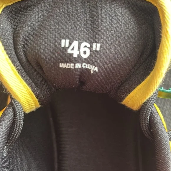 Vibrant Yellow and Red Sneakers - Picture 10 of 14